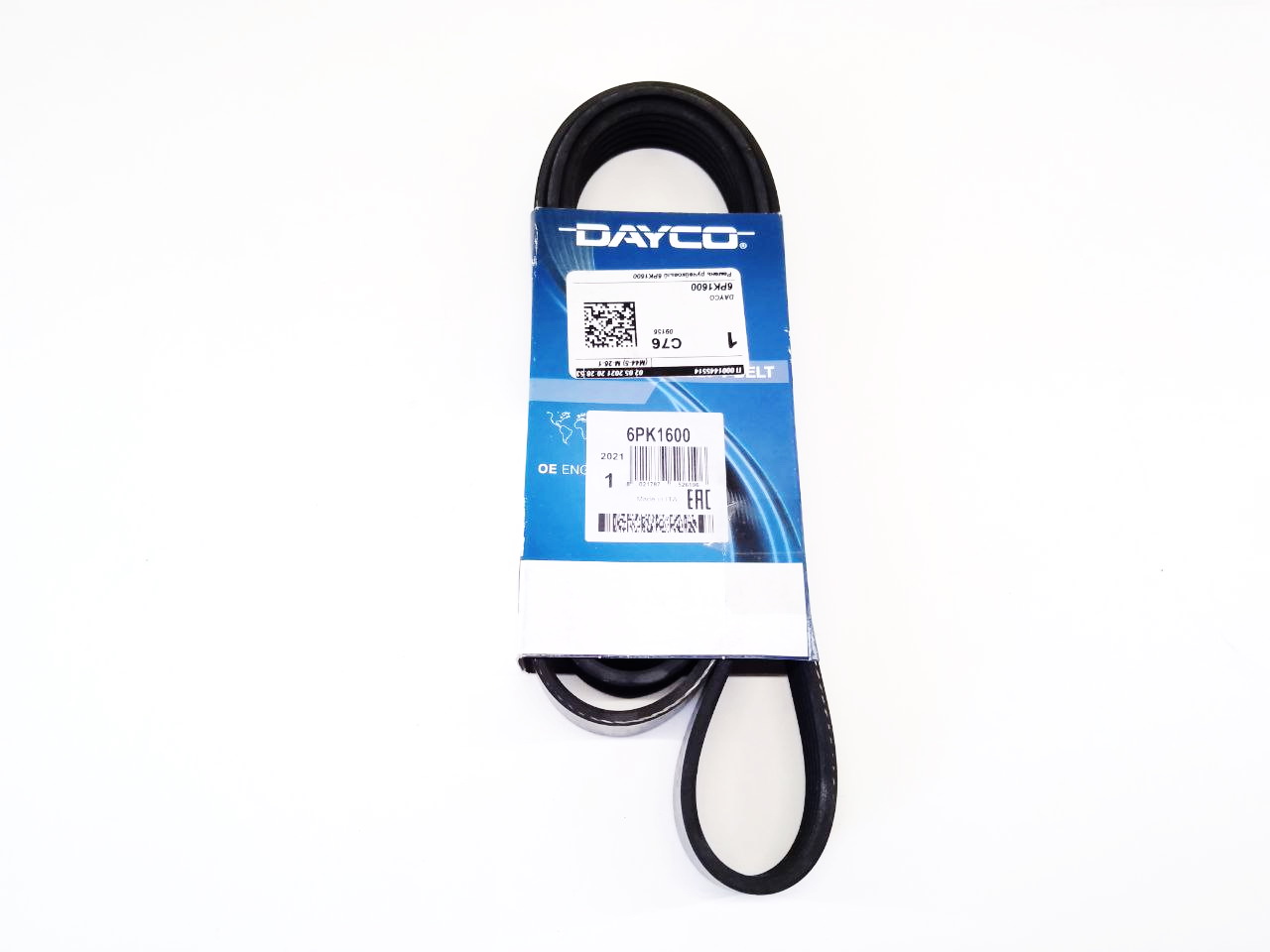Ремень 1600 (6PK) ТНВД и привода агрегатов УАЗ ПАТРИОТ, ХАНТЕР (дв.51432) DAYCO